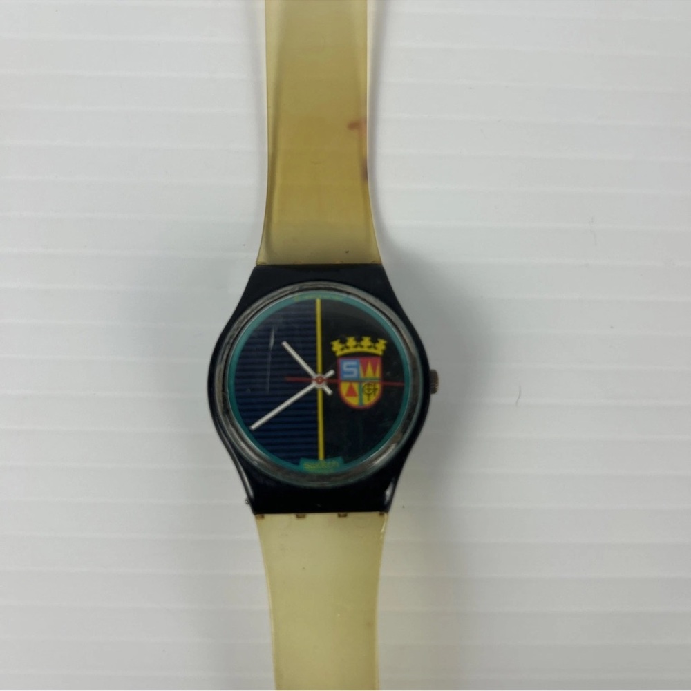 Swatch GB111 Sir Swatch watch from 1986.